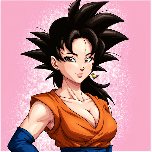 Songoku chuyển thành mỹ nữ